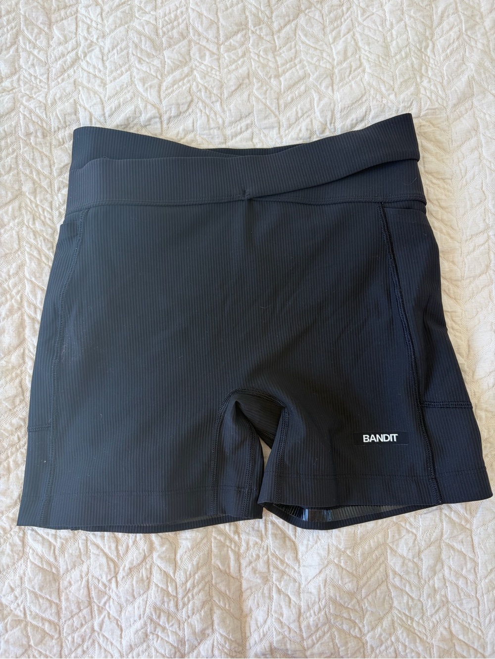 BANDIT Women's Black High-Waist Athletic Shorts